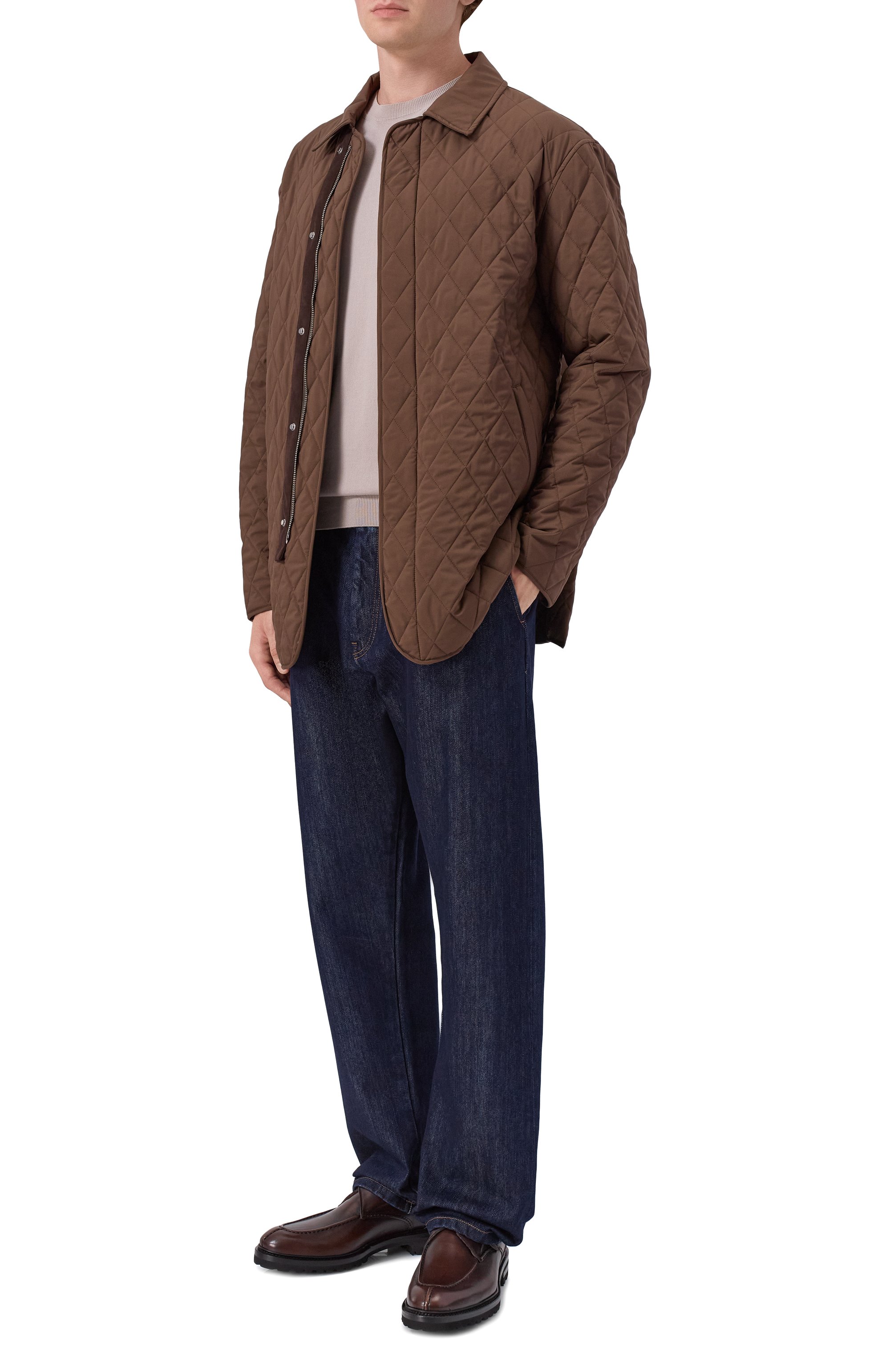 Кожаные монки KITON коричневого цвета по цене 198500 руб., арт. USSA512N00101, фото 2 Кожаные монки KITON, арт. USSA512N00101, фото 2