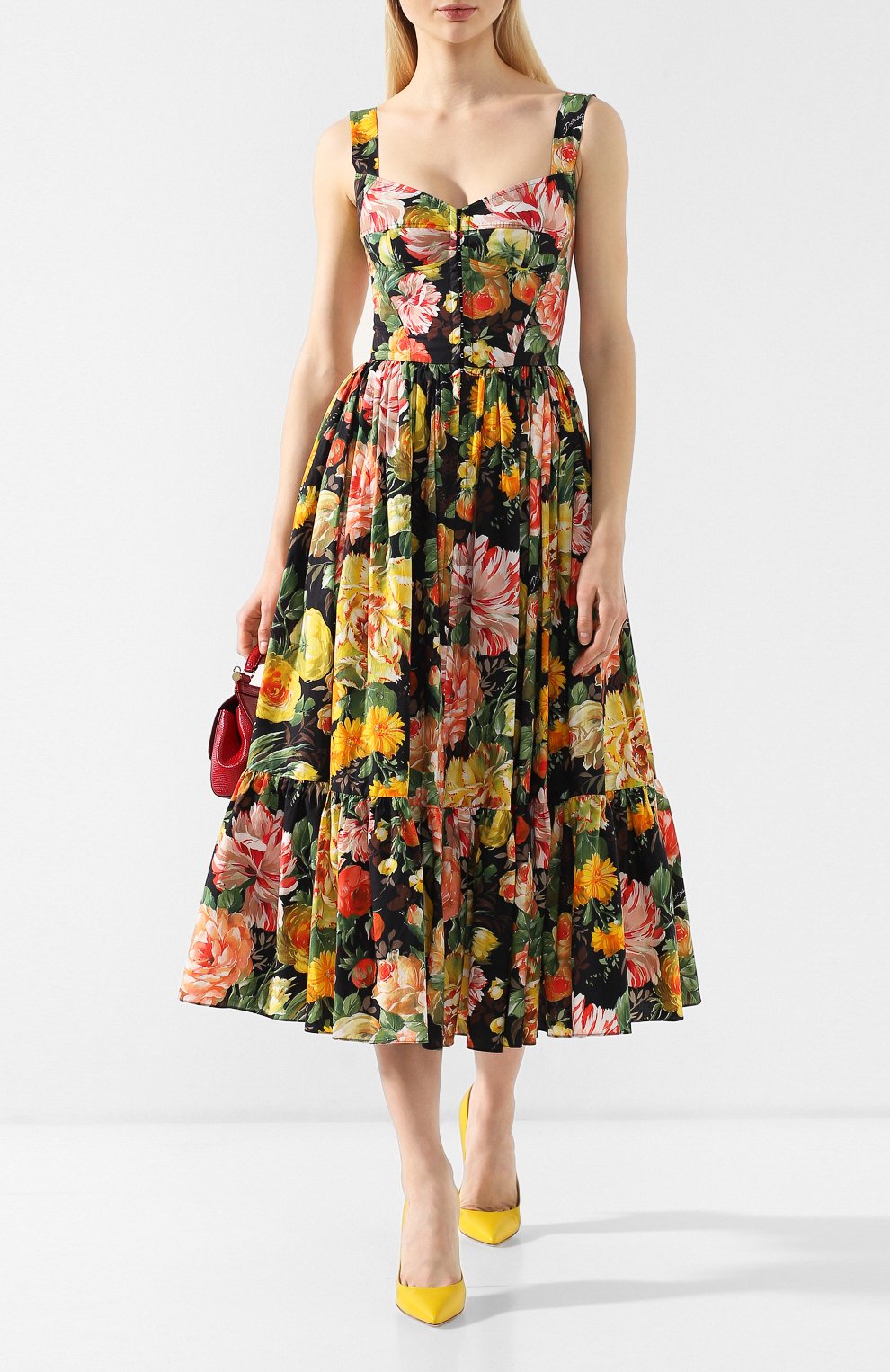 Хлопковое платье DOLCE & GABBANA, арт. F6C7FT/HS5CW, фото 2