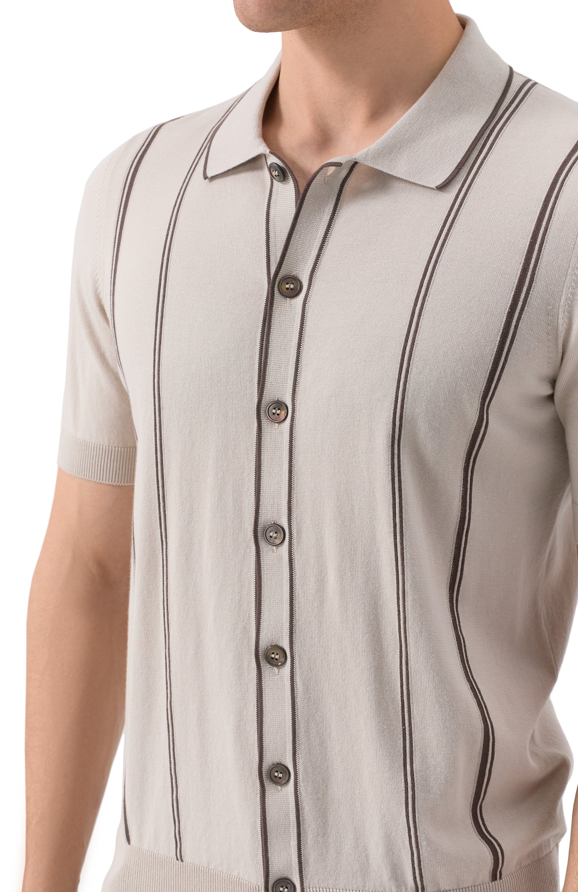 Хлопковая рубашка GRAN SASSO, арт. 59135/18041, фото 5