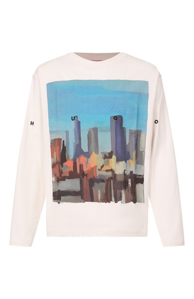 Мужская хлопковый лонгслив HUGO, арт. 50539003