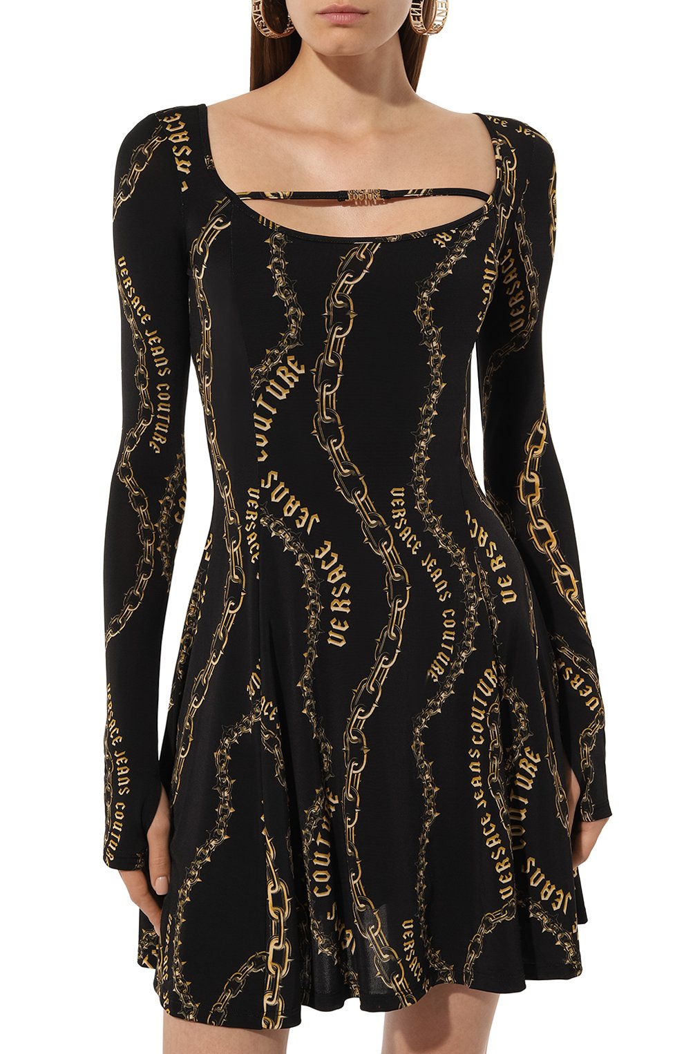 Платье из вискозы VERSACE JEANS COUTURE, арт. 77HA0922/JS416, фото 3