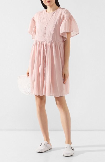 Хлопковое платье ISABEL MARANT ETOILE, арт. R01261-19P023E/ANNAELLE, фото 2