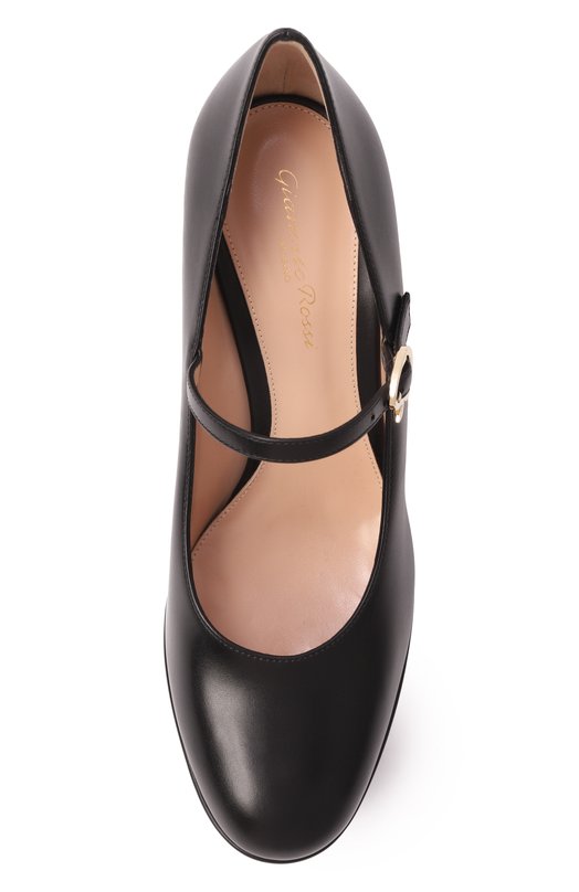 Кожаные туфли Doris 70 Gianvito Rossi G22383.70RIC.VITNER0 Чёрный  G22383.70RIC.VITNER0 Фото 6