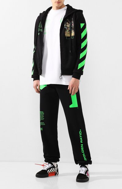 Хлопковая толстовка OFF-WHITE, арт. 0MBE001R20E300141088, фото 2