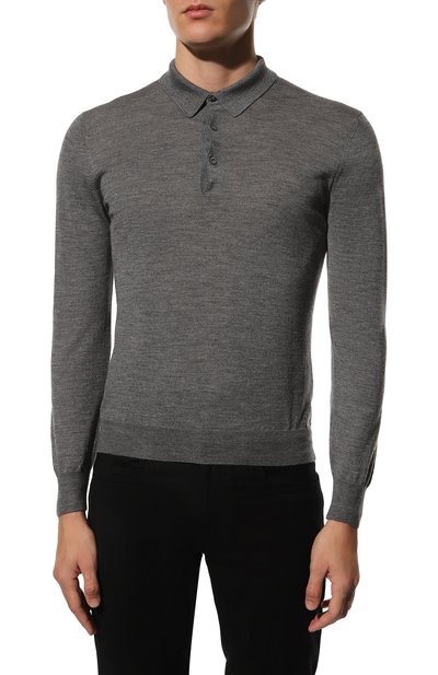Поло из шерсти и шелка GRAN SASSO, арт. 57132/13190, фото 3