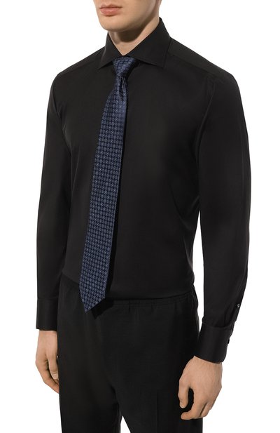 Хлопковая сорочка ZEGNA, арт. 704104A7/9MS0BA, фото 4