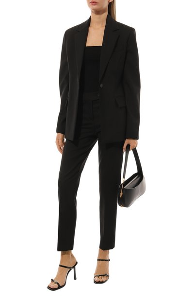 Брюки TRUSSARDI черного цвета по цене 29400 руб., арт. 56P00395-1T006188, фото 2 Брюки TRUSSARDI, арт. 56P00395-1T006188, фото 2