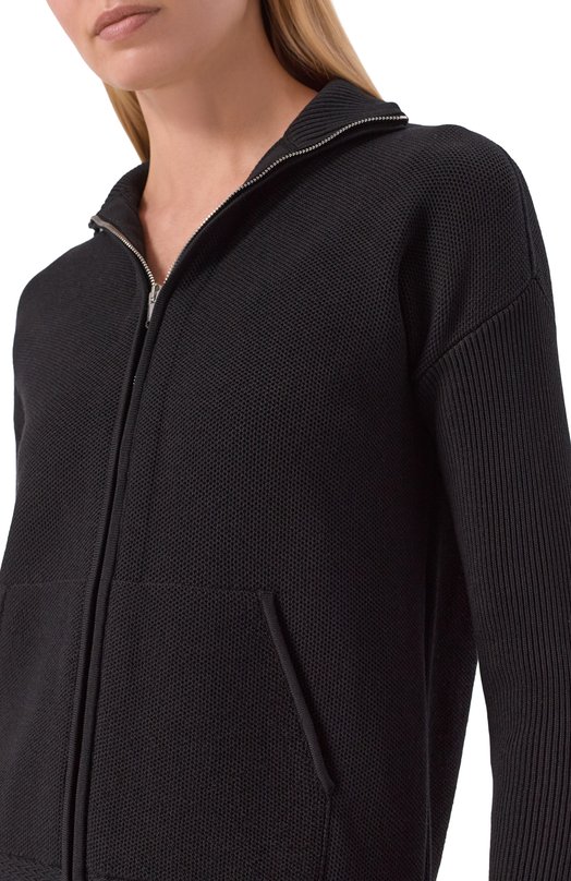 Кардиган MVST M26.CSW.K437/C0TT0NTECH Чёрный  M26.CSW.K437/C0TT0NTECH Фото 5