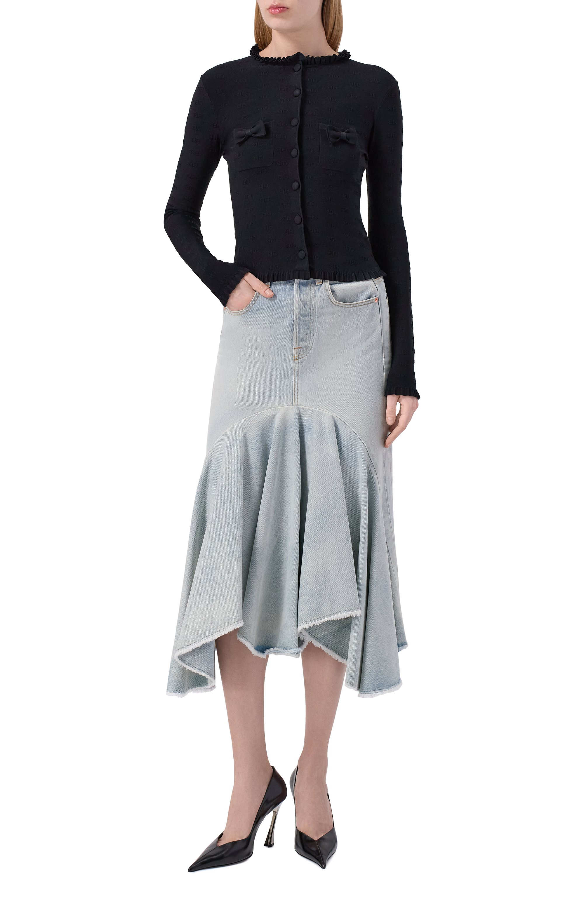 Кардиган из вискозы BALENCIAGA, арт. 850038/T5234, фото 2