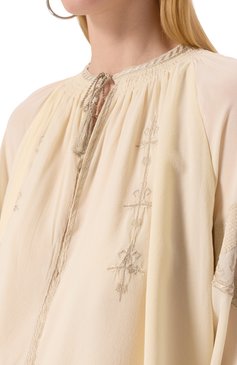 Шелковая блузка  ISABEL MARANT, арт. HT0597FA/C1J07I, фото 5