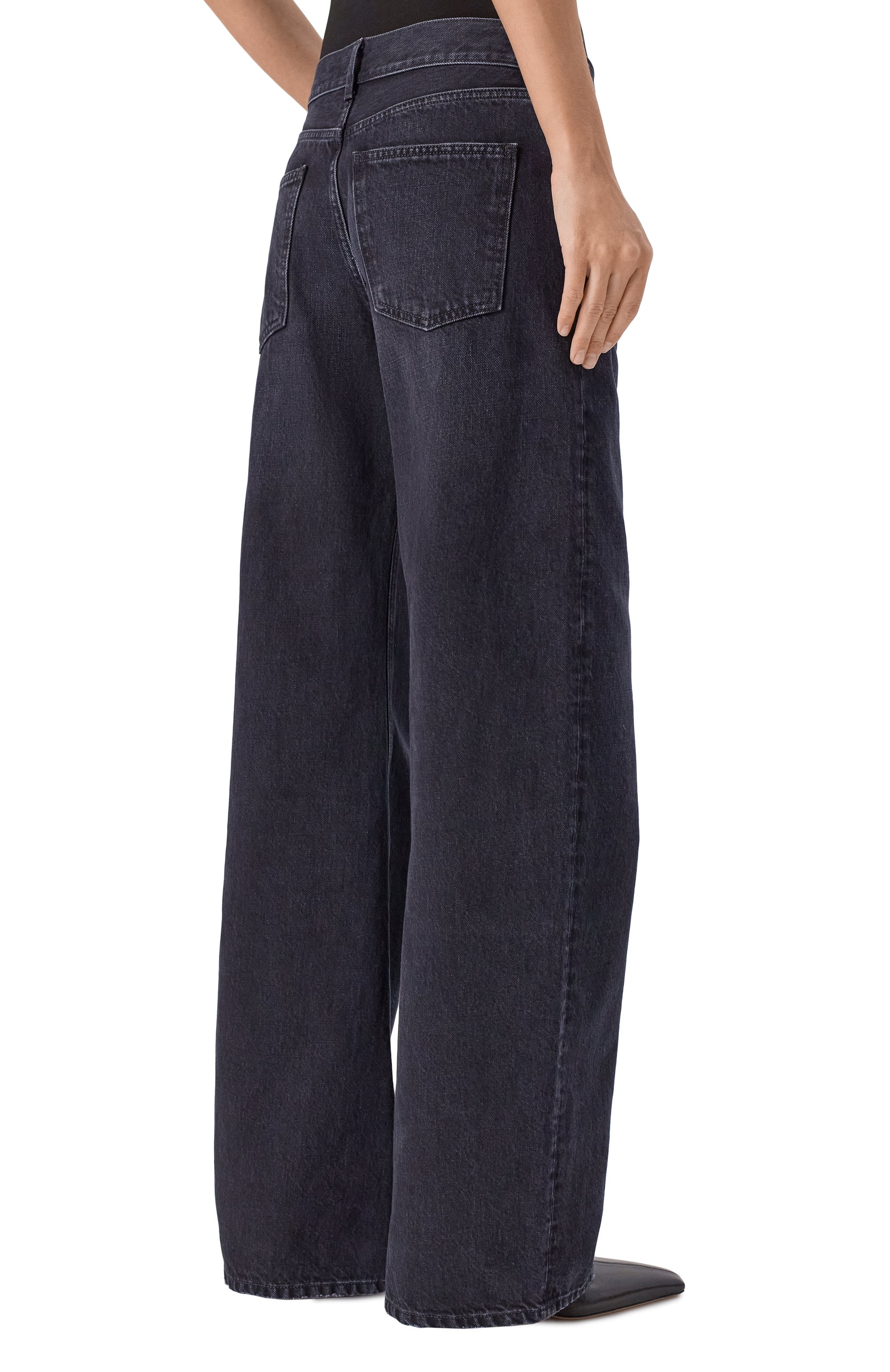 Джинсы ARMARIUM черного цвета по цене 73350 руб., арт. ARMFWP015/DE01, фото 4 Джинсы ARMARIUM, арт. ARMFWP015/DE01, фото 4