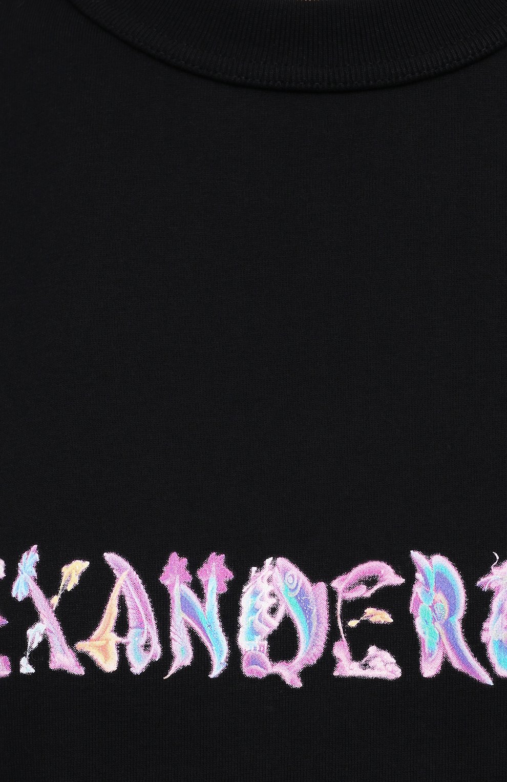 Хлопковая футболка ALEXANDER WANG черного цвета по цене 17350 руб., арт. UCC1211015, фото 5 Хлопковая футболка ALEXANDER WANG, арт. UCC1211015, фото 5