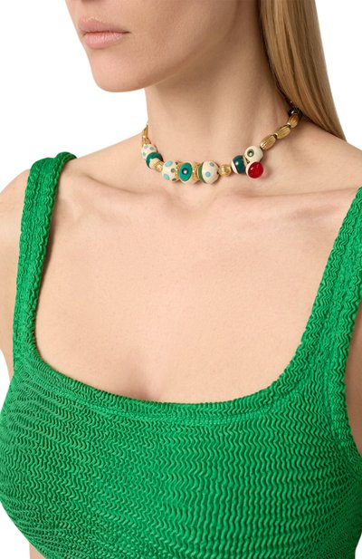 Колье TOHUM золотого цвета по цене 56950 руб., арт. THM TC NC II GP, фото 2 Колье TOHUM, арт. THM TC NC II GP, фото 2