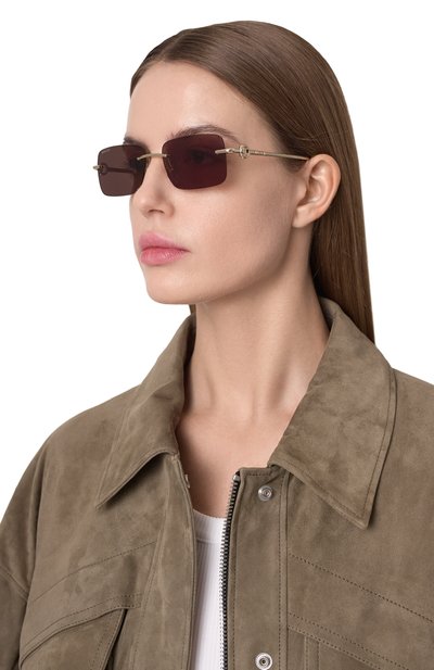Солнцезащитные очки GUCCI коричневого цвета по цене 62950 руб., арт. GG1703S 004, фото 3 Солнцезащитные очки GUCCI, арт. GG1703S 004, фото 3