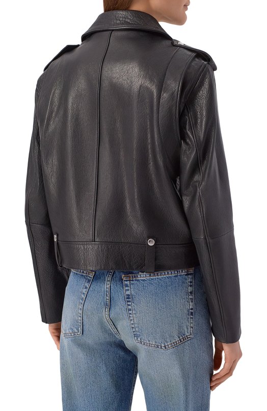 Кожаная куртка BOSS Orange 50541769 Чёрный  50541769 Фото 4