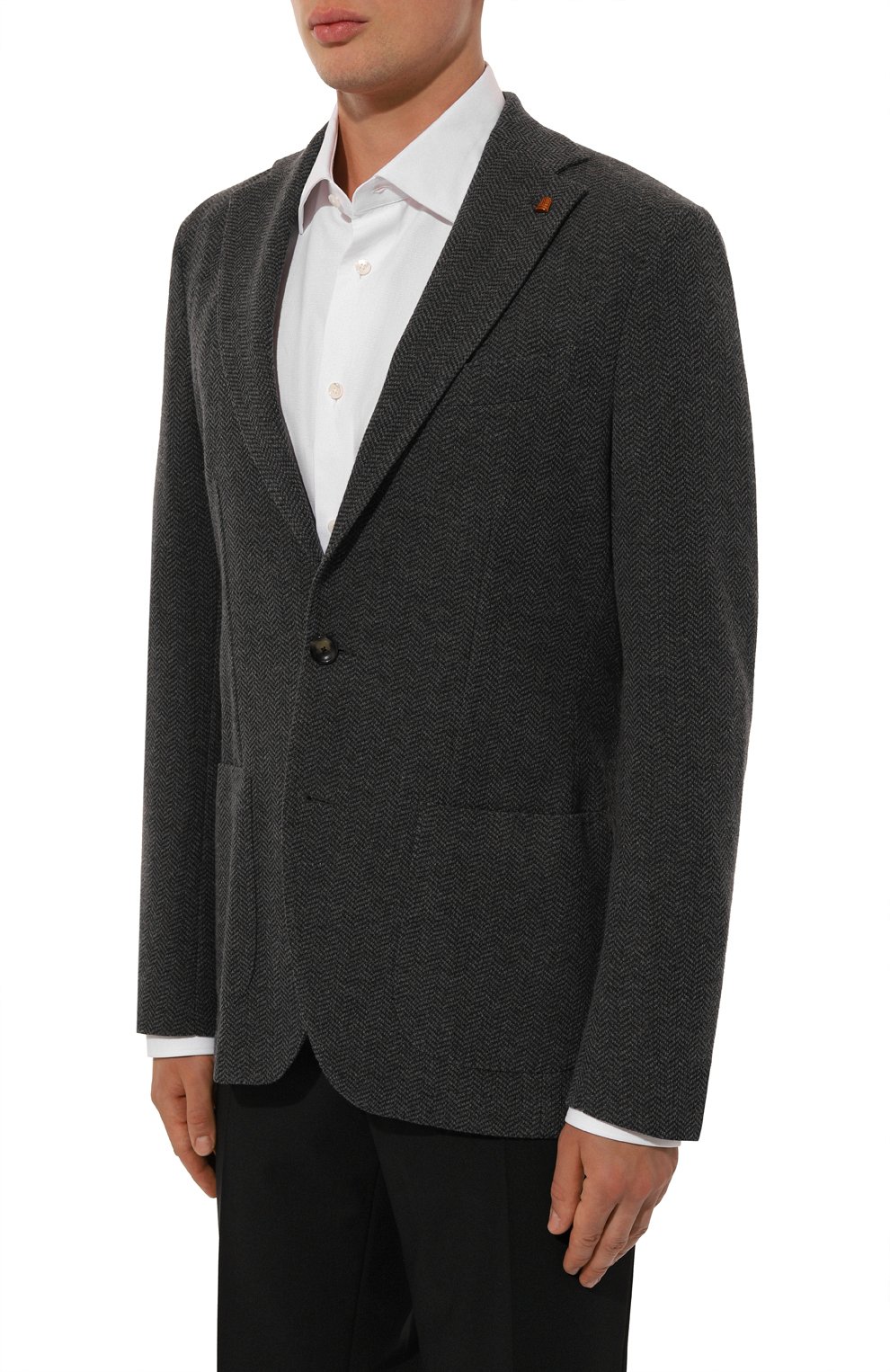 Пиджак из шерсти и хлопка SARTORIA LATORRE, арт. JD74/JG031, фото 4