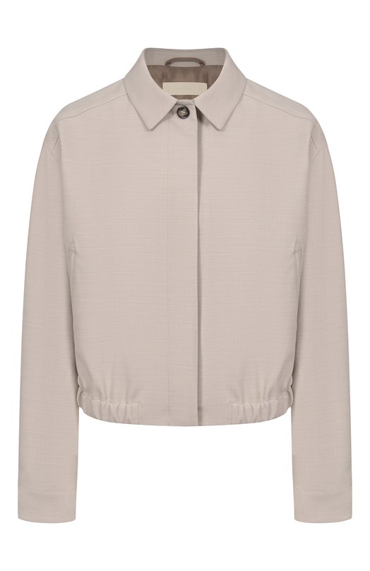 Бомбер из шерсти и вискозы 12 STOREEZ 135903 Бежевый 135903