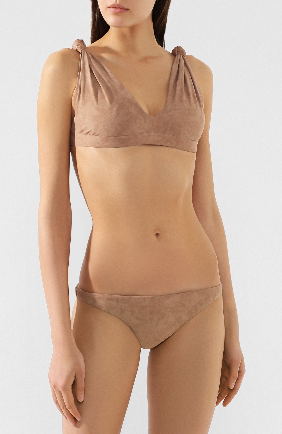 Бра NANUSHKA бежевого цвета по цене 17600 руб., арт. BREEZE_C0LD TAUPE_SWIM JERSEY, фото 2 Бра NANUSHKA, арт. BREEZE_C0LD TAUPE_SWIM JERSEY, фото 2