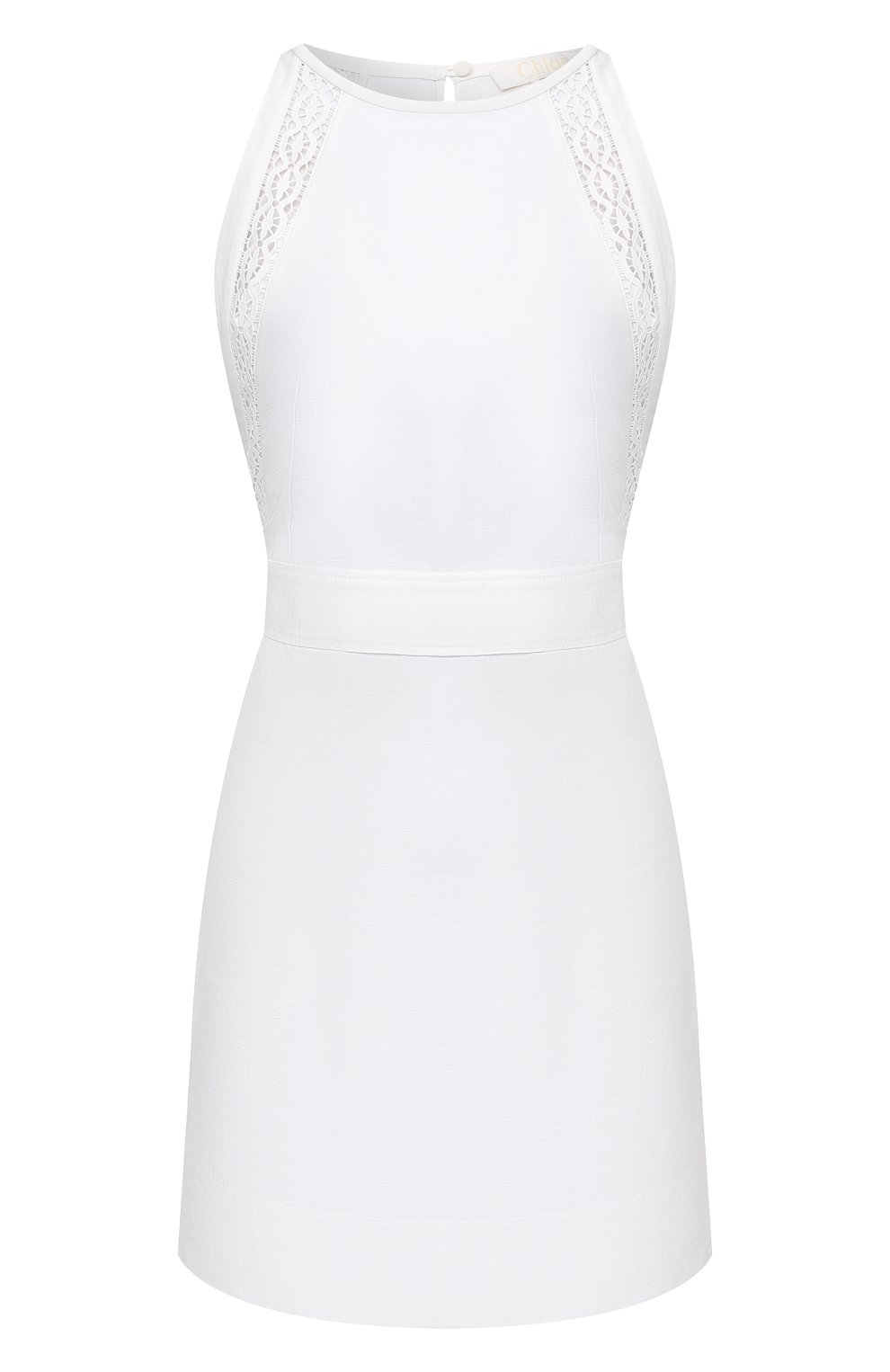 Платье из хлопка и льна CHLOÉ, арт. CHC20AR002148, фото 1