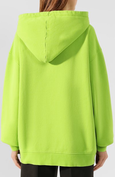 Хлопковое худи ACNE STUDIOS желтого цвета по цене 25250 руб., арт. AI0037, фото 4 Хлопковое худи ACNE STUDIOS, арт. AI0037, фото 4