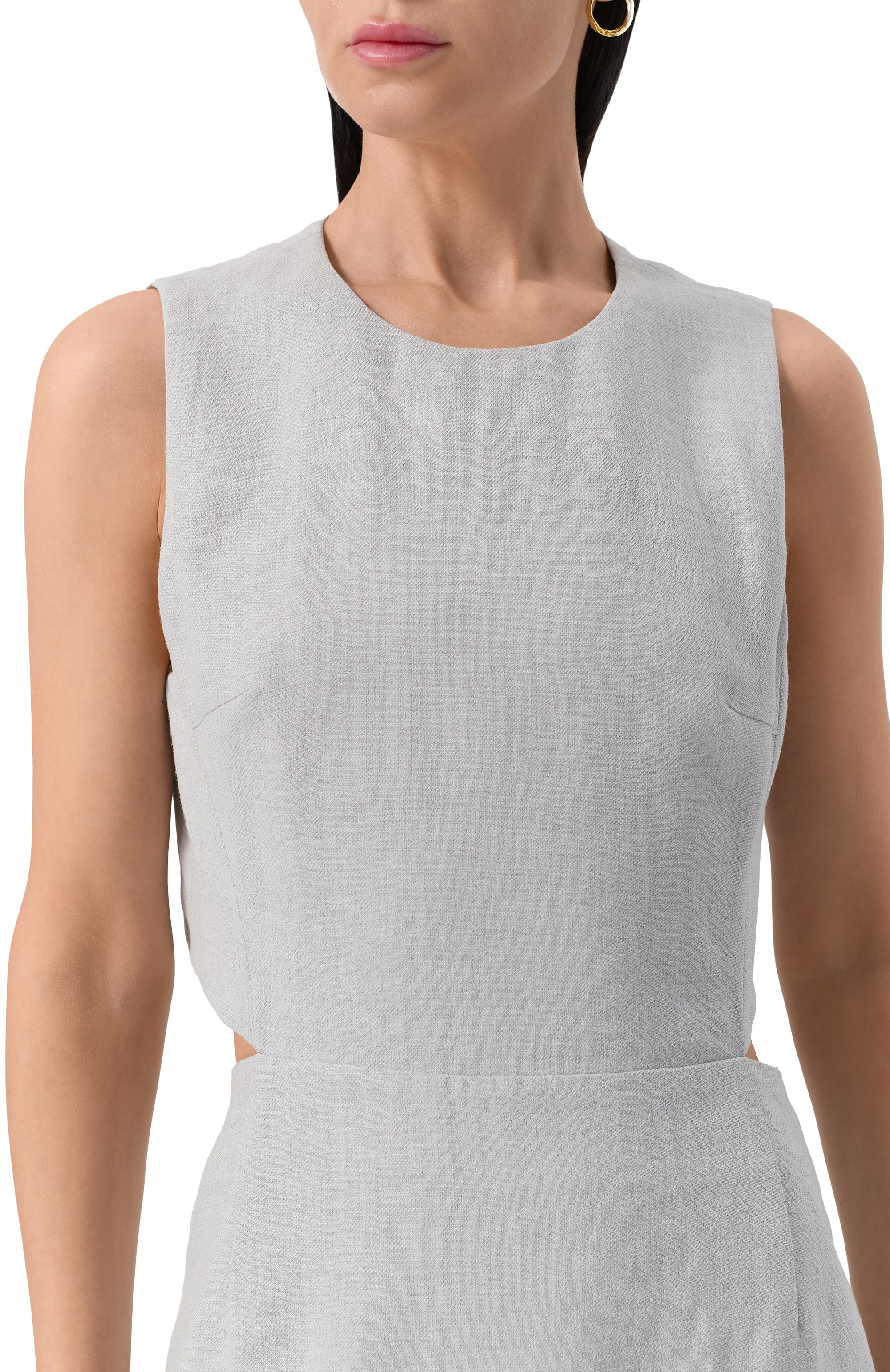 Платье изо льна и вискозы 12 STOREEZ, арт. 126107, фото 5