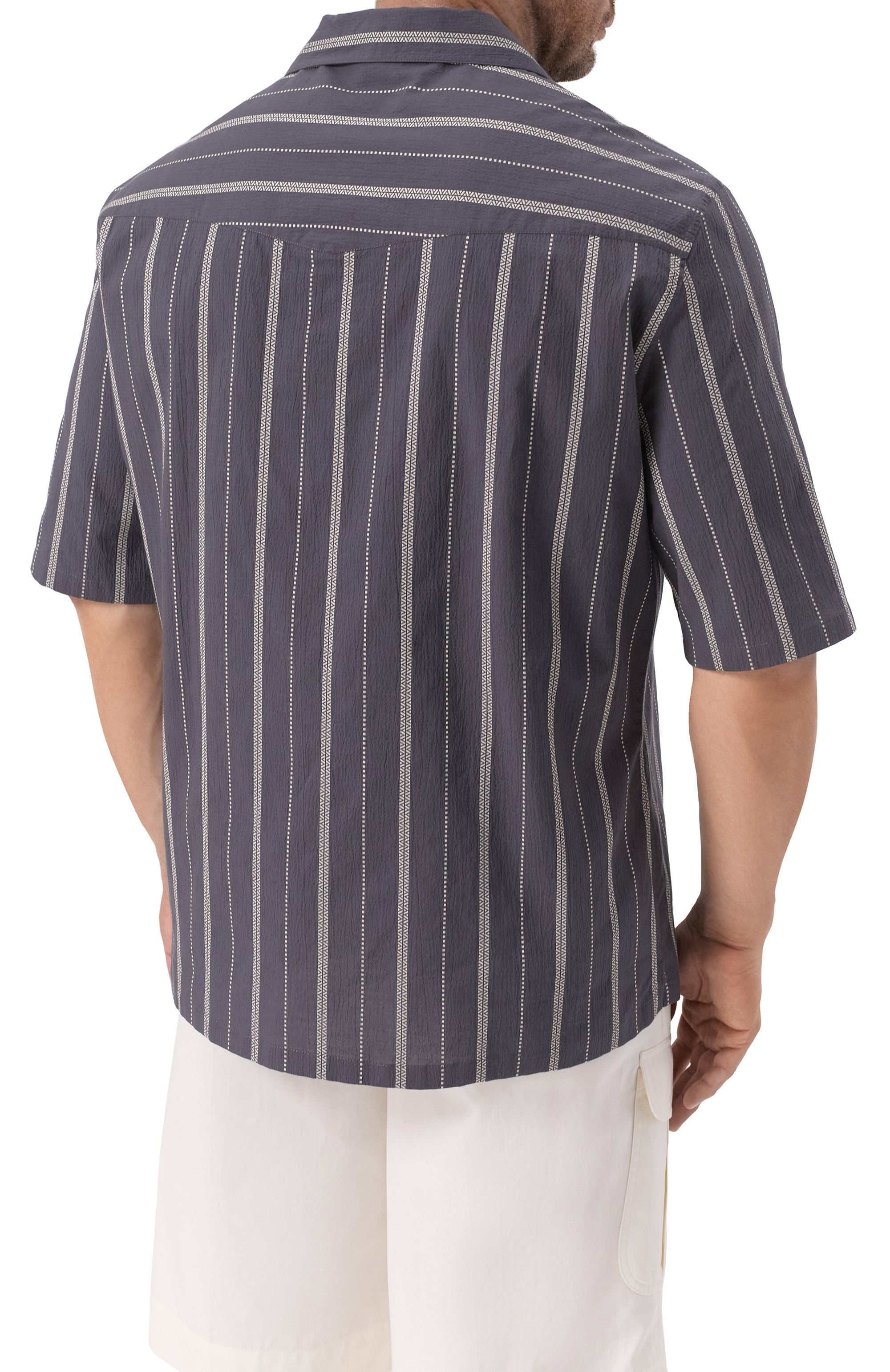 Хлопковая рубашка BRUNELLO CUCINELLI, арт. MM6830615, фото 4