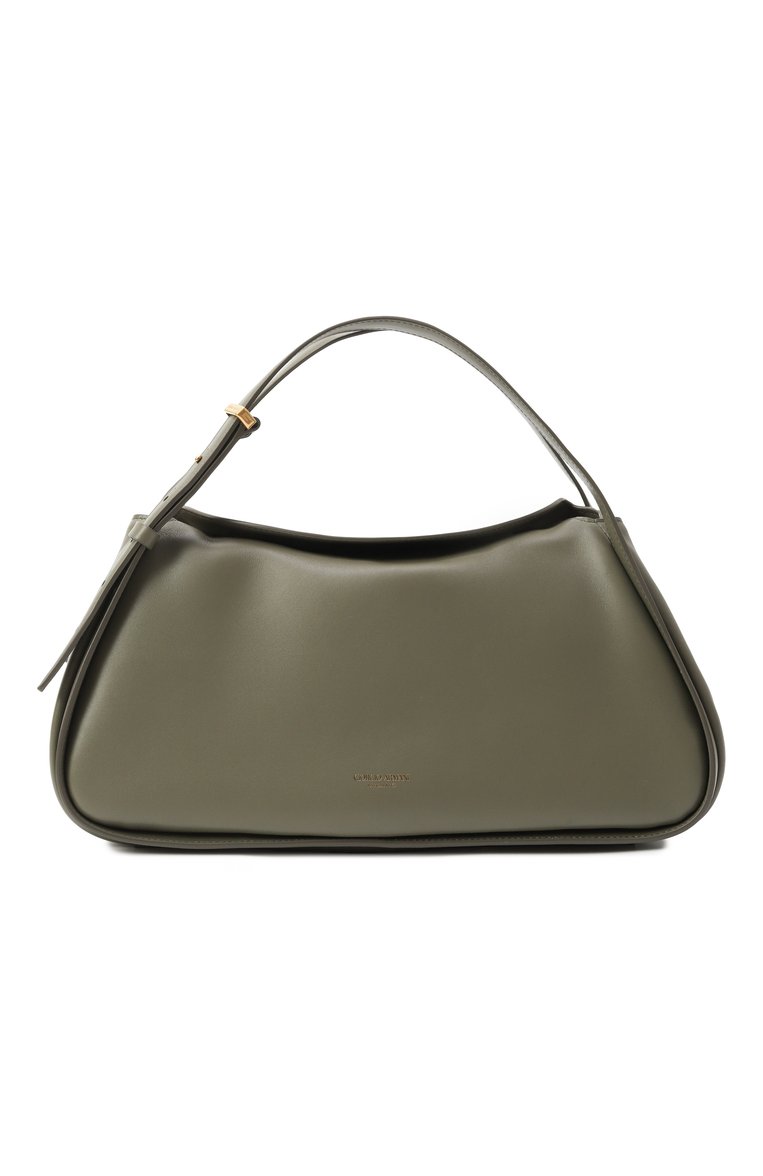 Женская сумка GIORGIO ARMANI хаки цвета, арт. GW001310/AF16412 | Фото 1 (Размер: large; Материал: Натуральная кожа; Автоматизация состава: Проставлено; Автоматизация ТО: Проставлено)