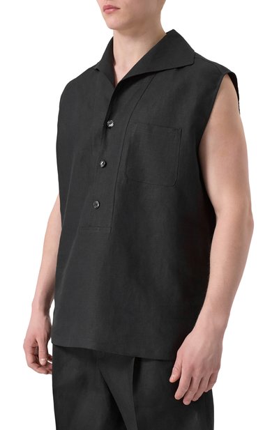 Льняная рубашка DOLCE & GABBANA, арт. G5ND9T/FU4JB, фото 3