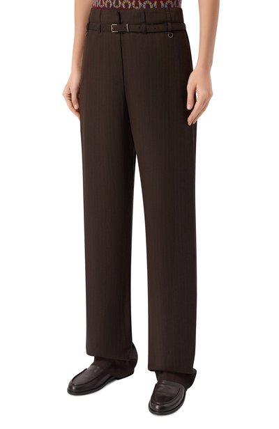 Брюки из вискозы DRIES VAN NOTEN, арт. 010912/4066, фото 3