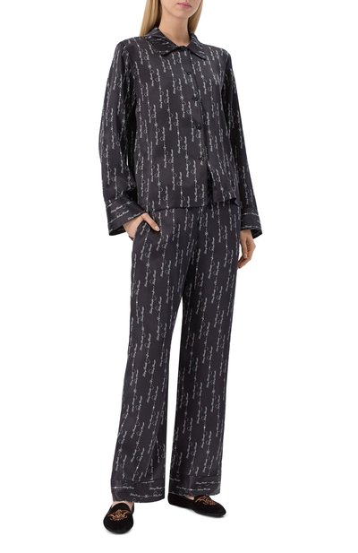 Шелковые брюки KIKI DE MONTPARNASSE, арт. C002PT042, фото 2