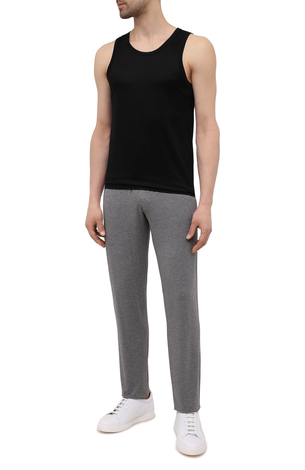 Хлопковая майка ZEGNA, арт. N2D000070, фото 2