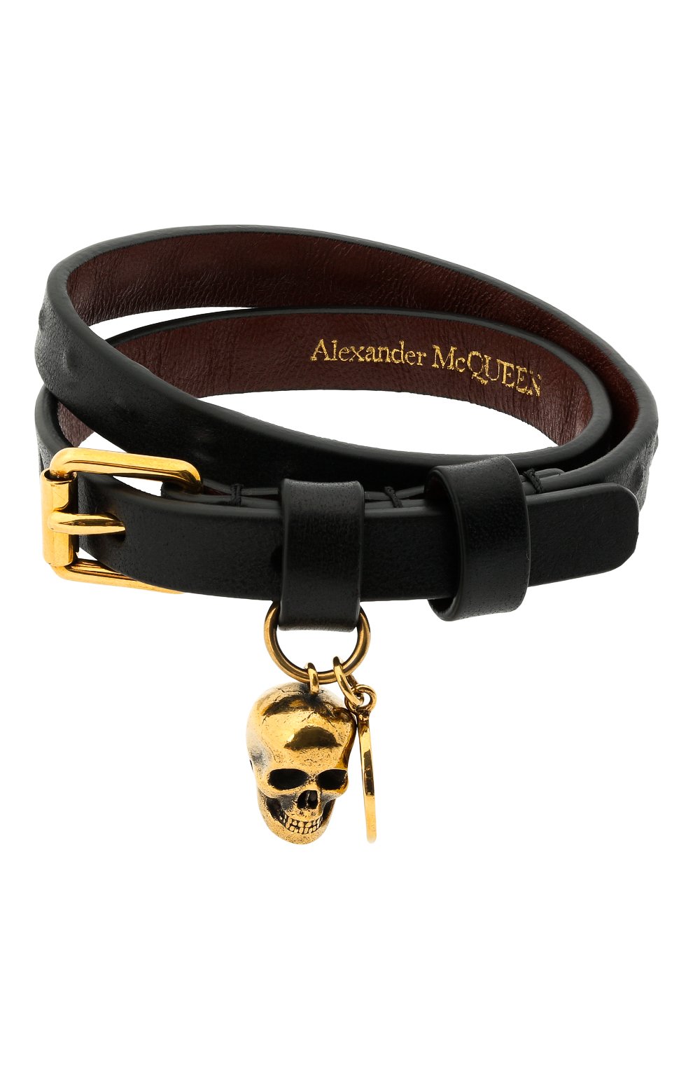 Кожаный браслет ALEXANDER MCQUEEN, арт. 554466/CQE3G, фото 1