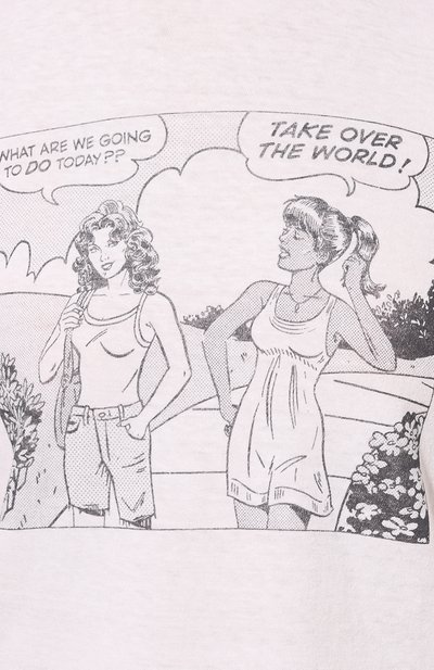 Хлопковая футболка RE/DONE, арт. 024-02WCGT298, фото 5