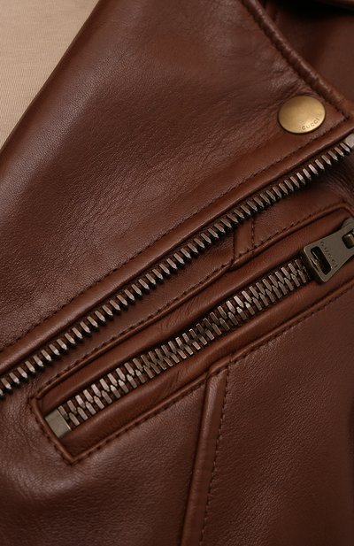 Кожаная куртка GUCCI, арт. 659239/XN336, фото 5