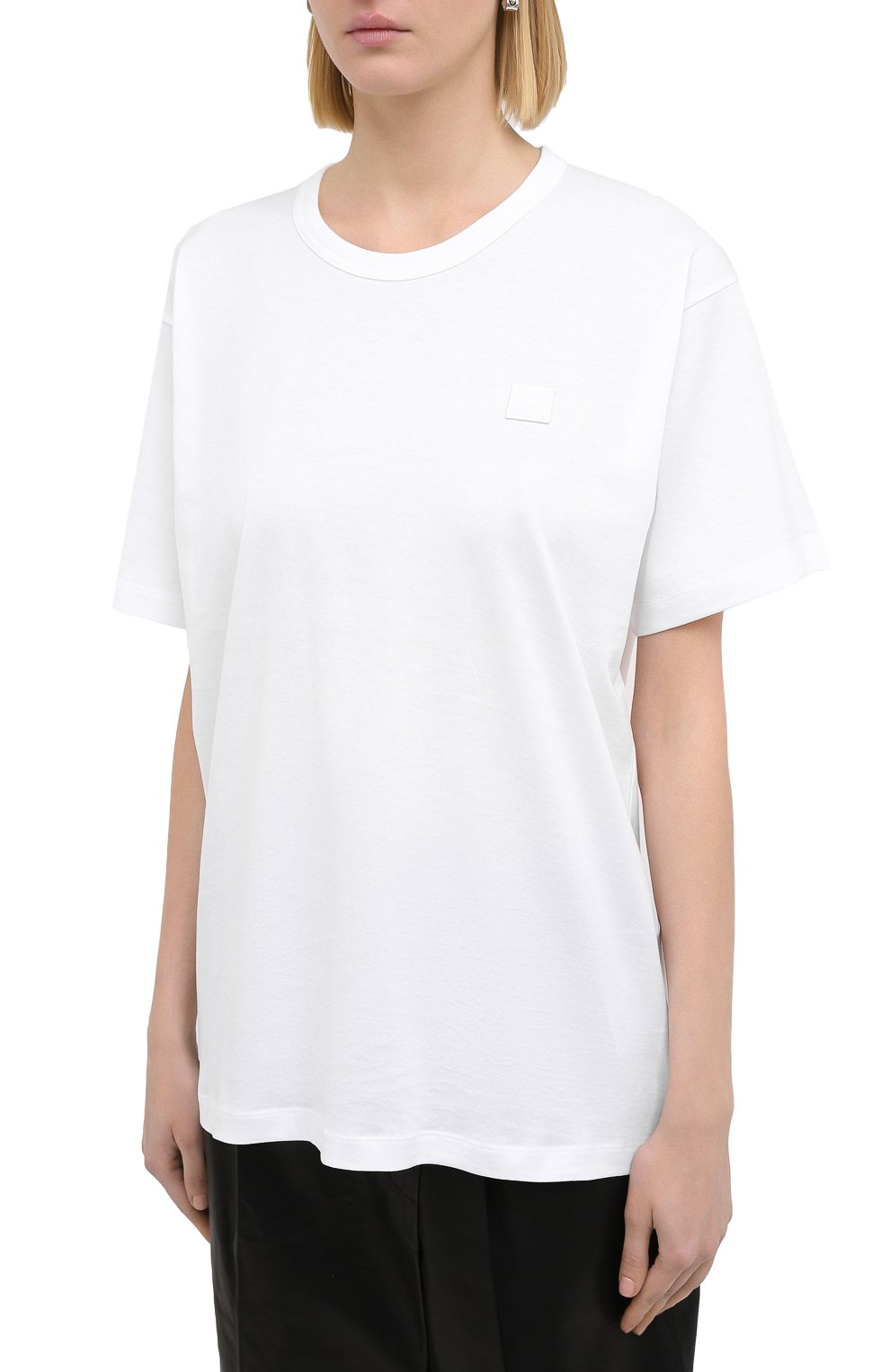 Хлопковая футболка ACNE STUDIOS, арт. 25E173/W, фото 3