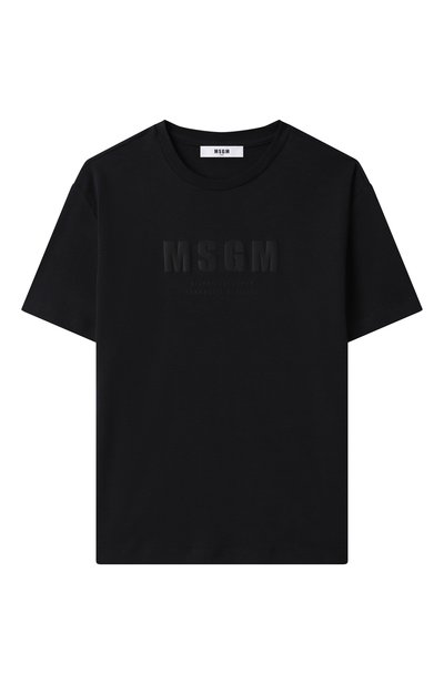 Хлопковая футболка MSGM KIDS, арт. S5MSJUTH170