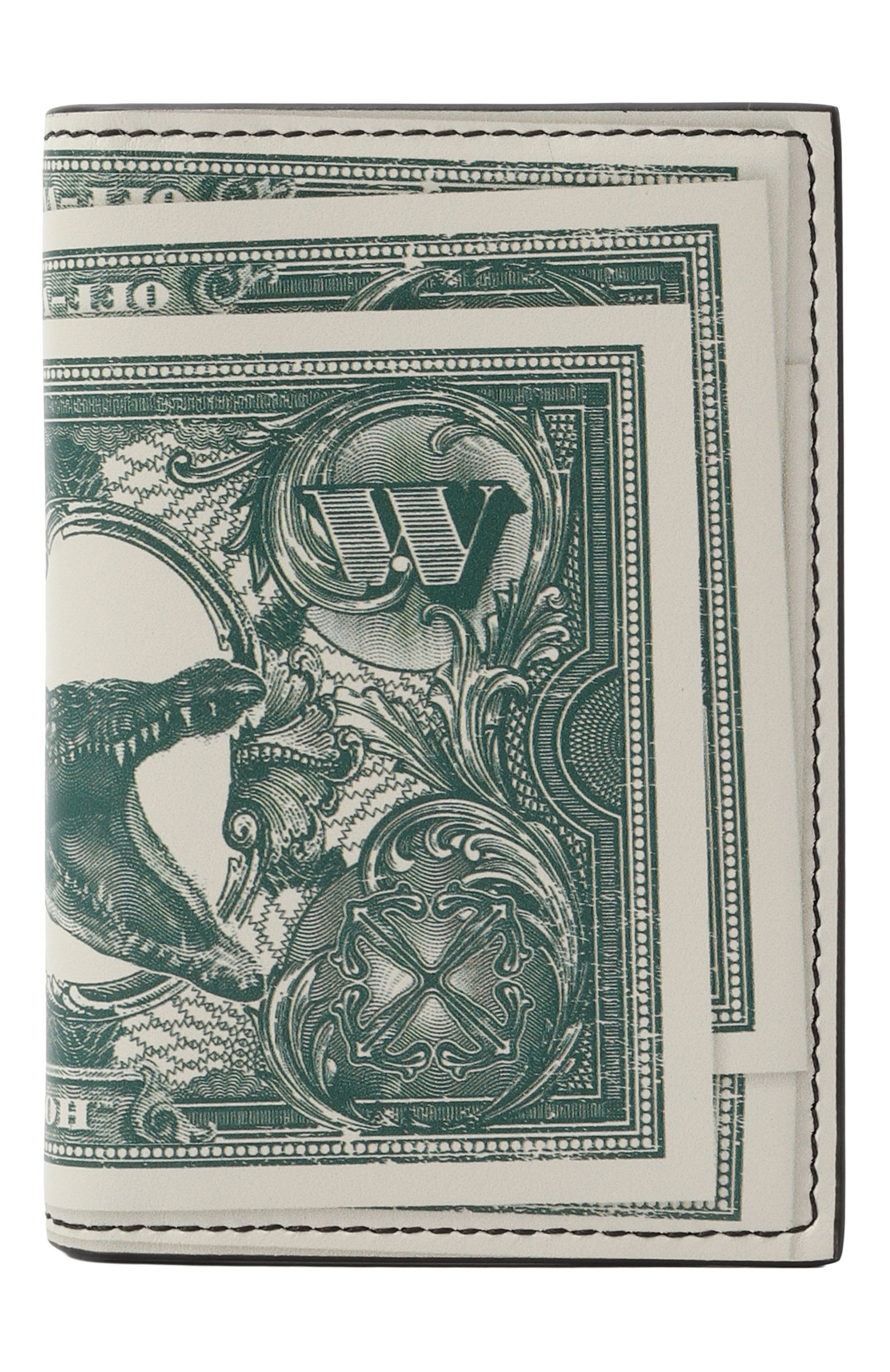 Кожаный футляр для кредитных карт OFF-WHITE, арт. 0MND09ES25LEA001, фото 1