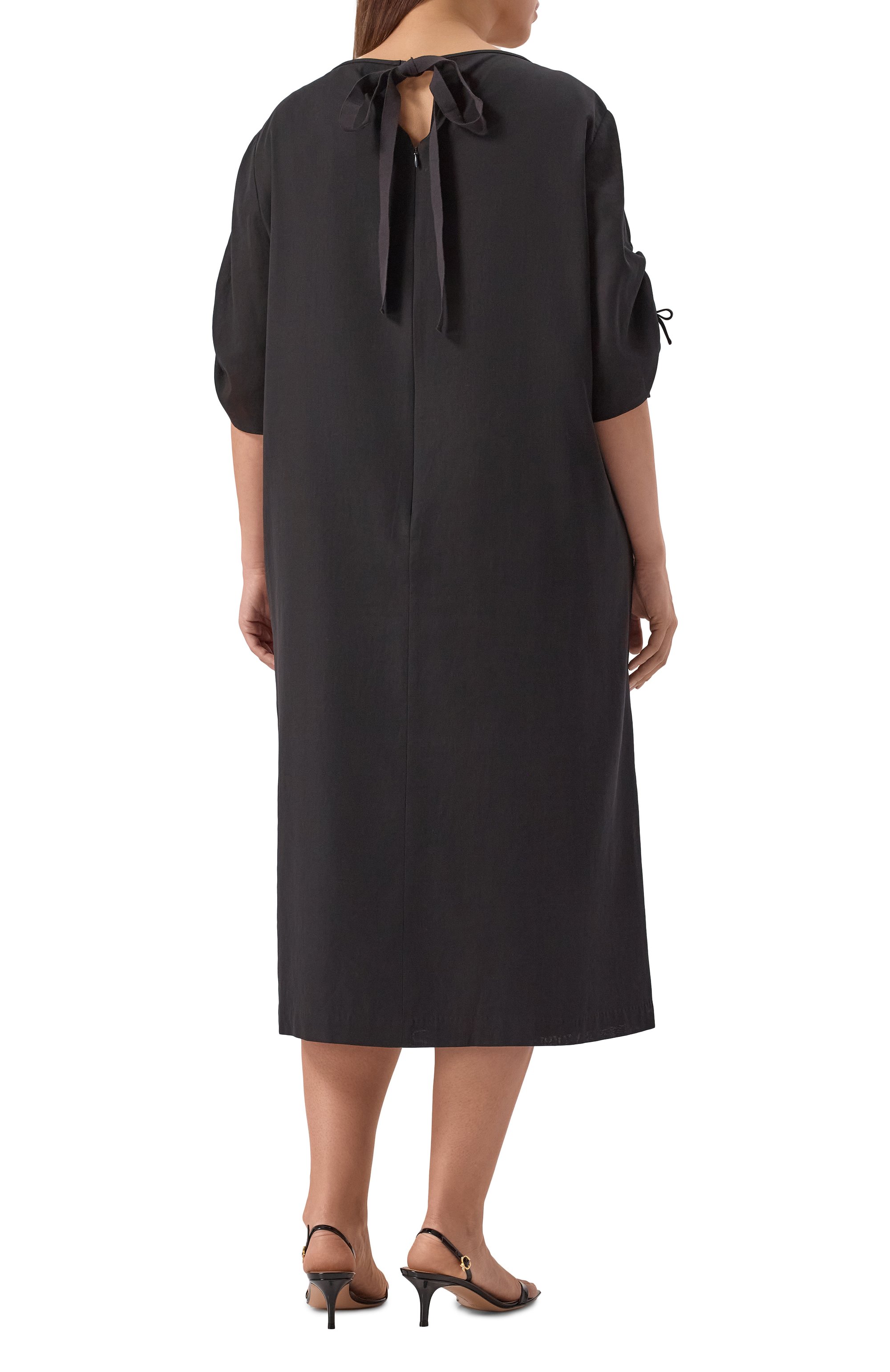 Хлопковое платье MARINA RINALDI, арт. GE0DE, фото 4