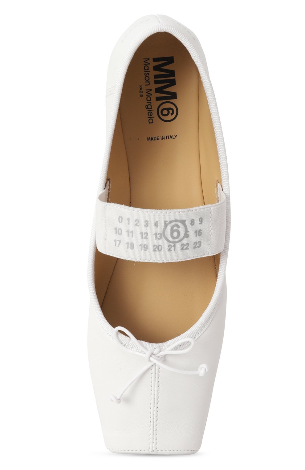 Кожаные балетки MM6, арт. 79713 VAR1/36-41, фото 4