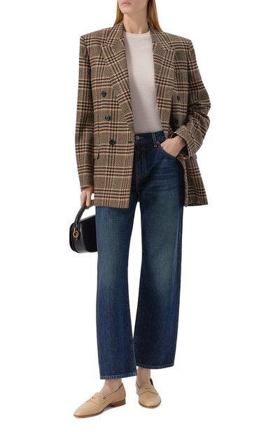 Кожаные пенни-лоферы SANTONI, арт. WUSG71437HAFSWKA, фото 3