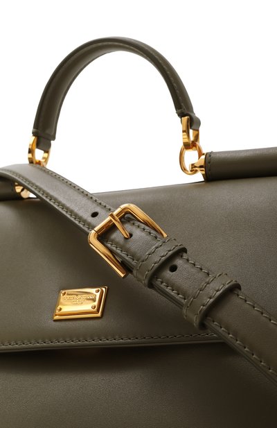 Сумка my sicily medium DOLCE & GABBANA хаки цвета по цене 324500 руб., арт. BB7782/B7321, фото 3 Сумка my sicily medium DOLCE & GABBANA, арт. BB7782/B7321, фото 3