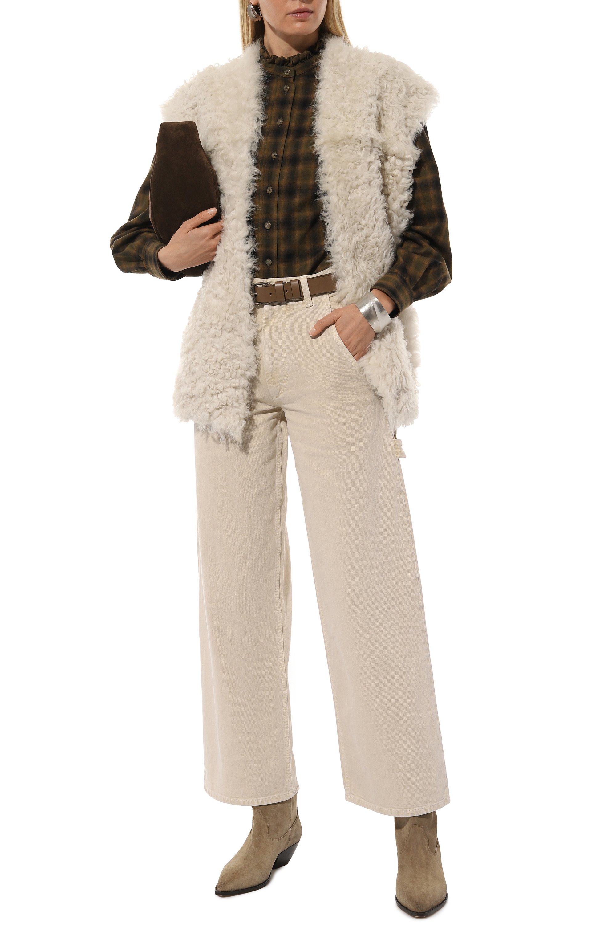 Двусторонний жилет из меха овчины VENERA M., арт. YLKBP, фото 2