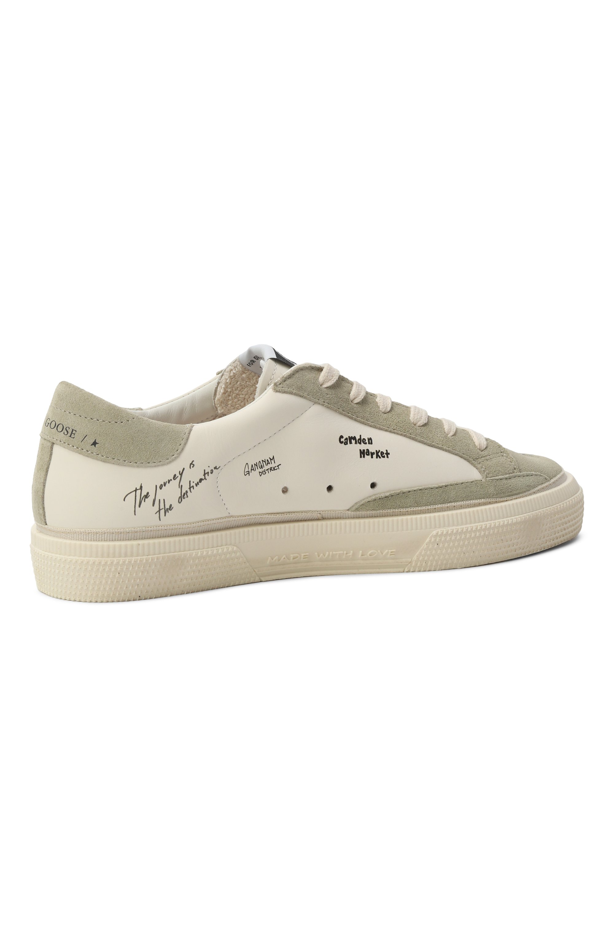 Кожаные кеды GOLDEN GOOSE DELUXE BRAND, арт. GTF00112.F007404, фото 3