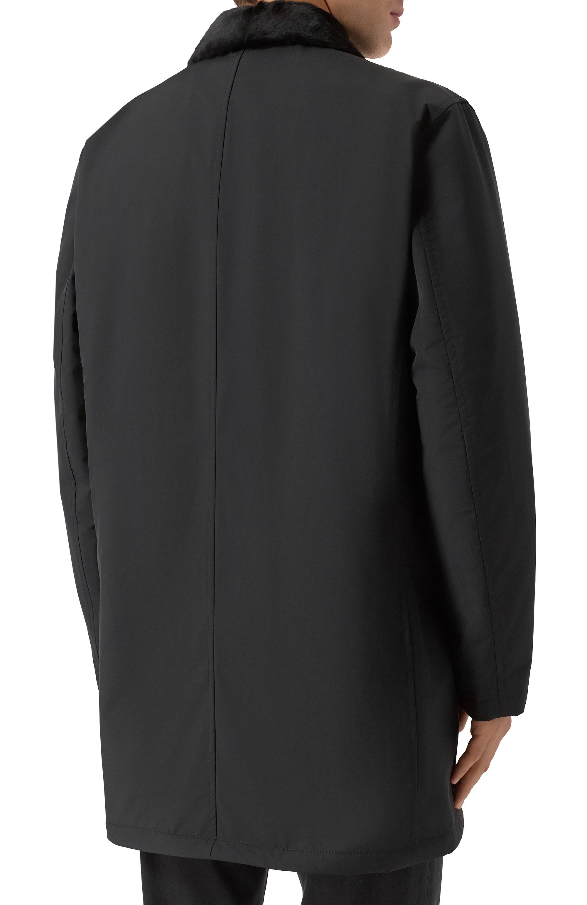 Пальто с подкладкой из ласки KITON, арт. UW2186AV0402H20, фото 4