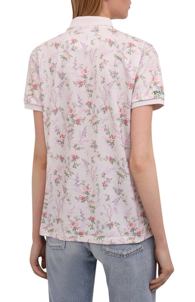 Поло POLO RALPH LAUREN светло-розового цвета по цене 18050 руб., арт. 211844054, фото 4 Поло POLO RALPH LAUREN, арт. 211844054, фото 4