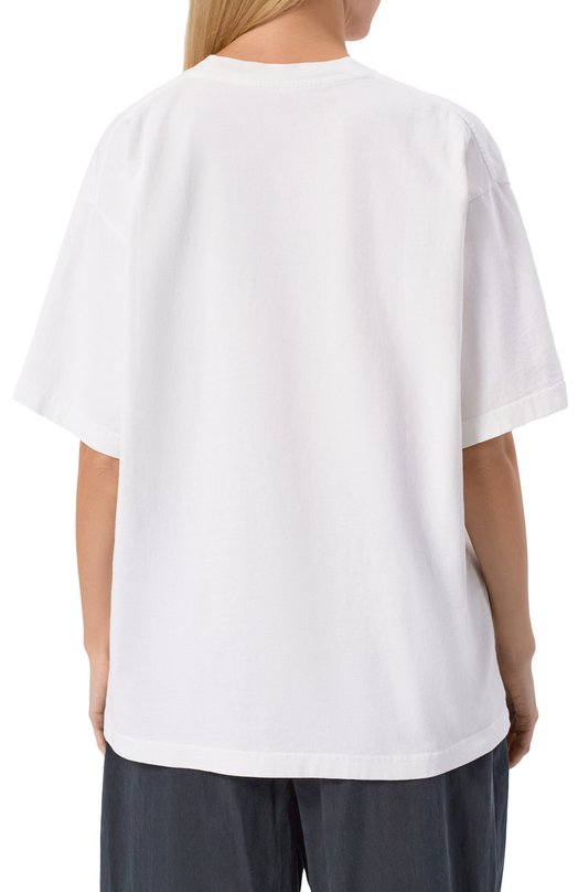 Хлопковая футболка Alexander Wang UCC4251851 Белый  UCC4251851 Фото 4