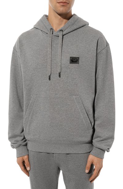 Хлопковое худи DOLCE & GABBANA, арт. G9ZU0T/G7F2G, фото 3