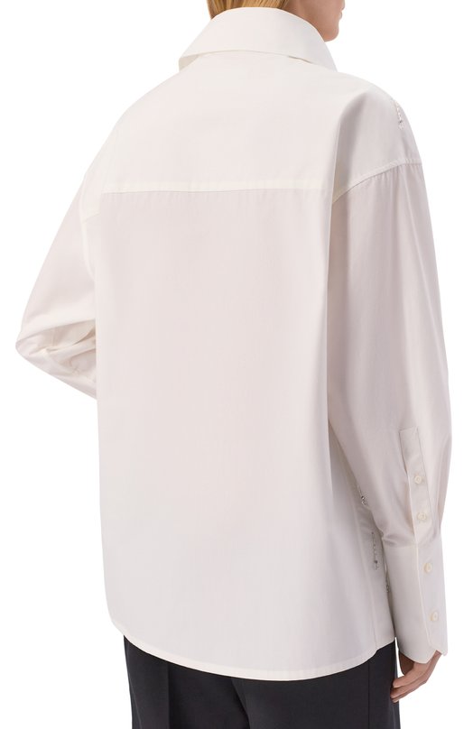 Хлопковая блузка Armarium ARMFWSH12/CE03 Белый  ARMFWSH12/CE03 Фото 4