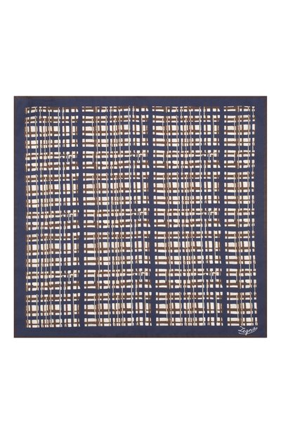 Платок из хлопка и шелка ZEGNA, арт. Z7J16/38B, фото 3