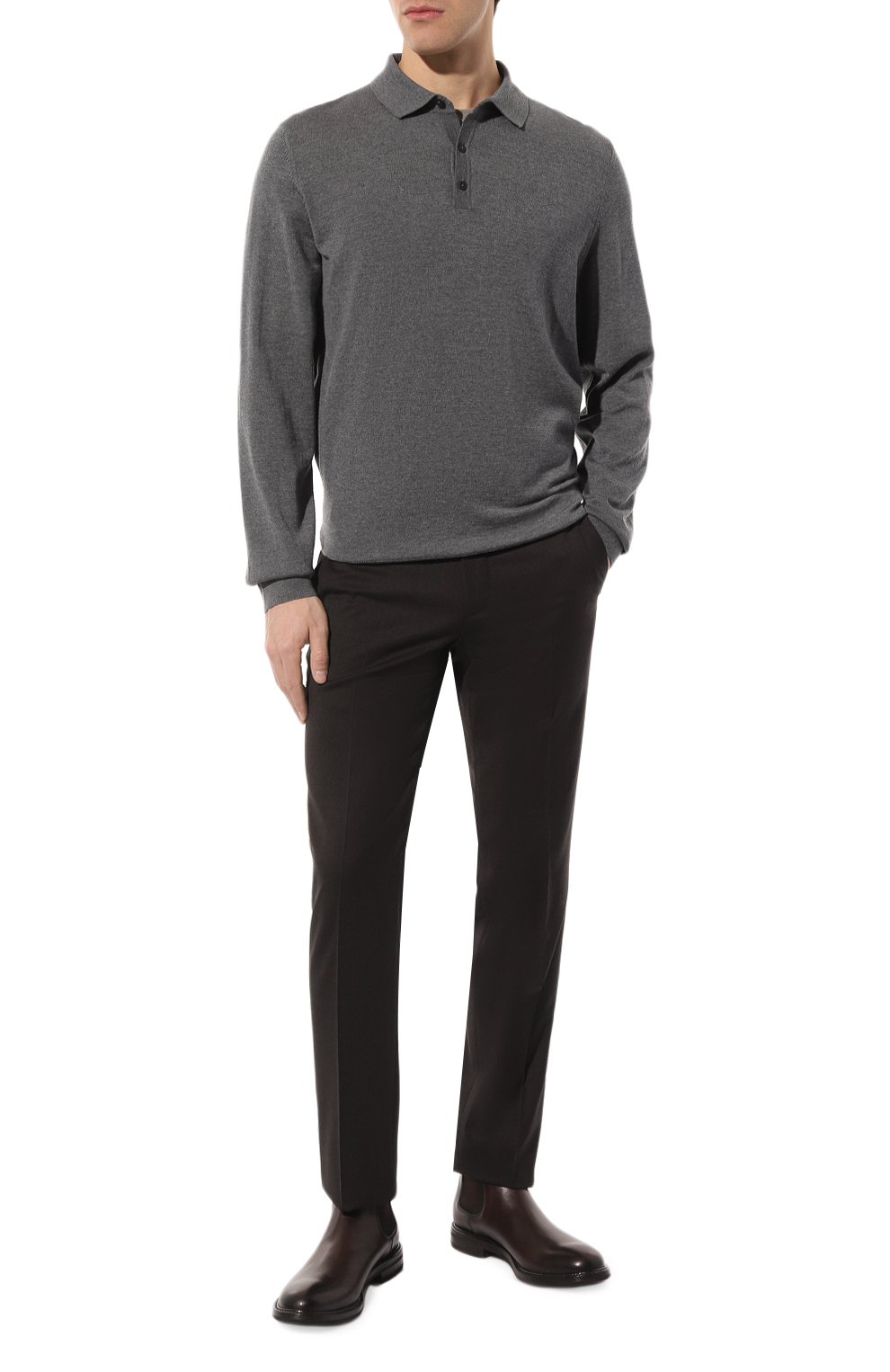 Шерстяные брюки ZEGNA, арт. 644F03A6/75TB12, фото 2